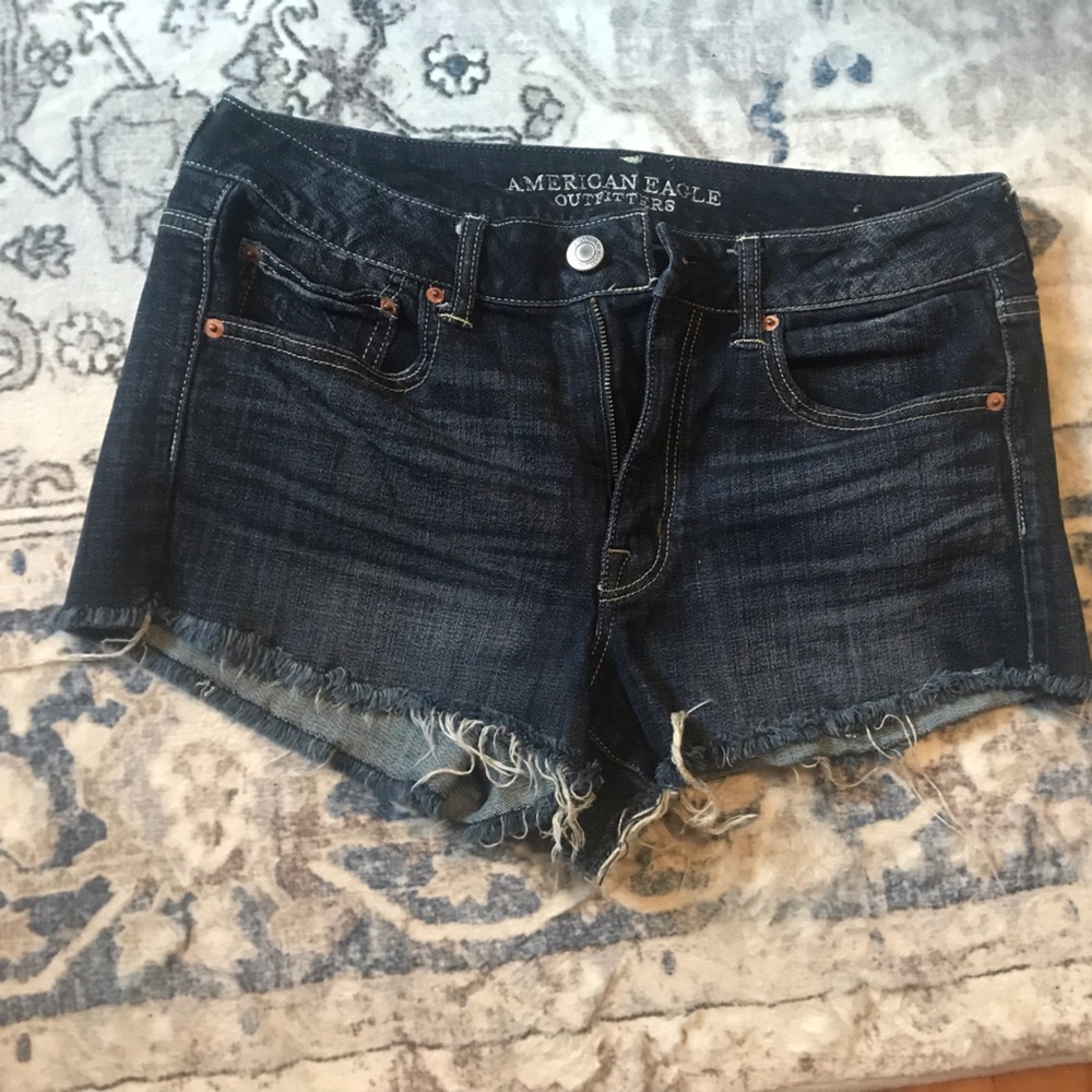 American Eagle Outfitters, Stretch jean, cutt off shorts Size 12